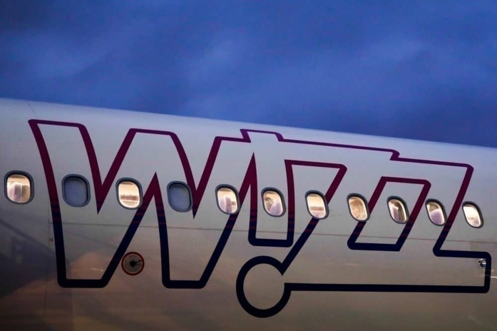 El logotipo de Wizz Air